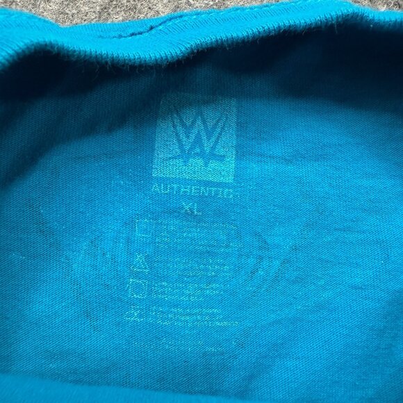 New Day WWE Shirt Men XL Blue Unicorn Trombone Short Sleeve - Picture 5 of 12